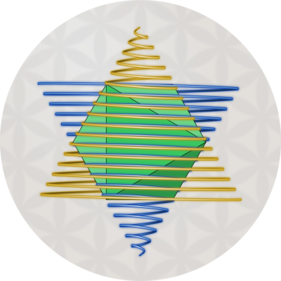 GoldenBlue Spiral